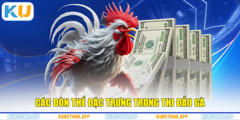 Các đòn thế đặc trưng trong thi đấu gà