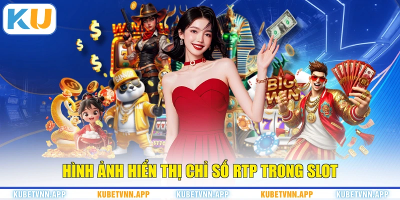 Hình ảnh hiển thị chỉ số RTP Trong Slot