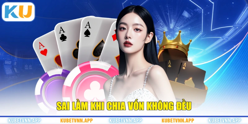 Sai lầm khi chia vốn không đều